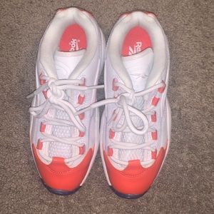 Reebok Question Patent Low J Vivid Orange Iverson